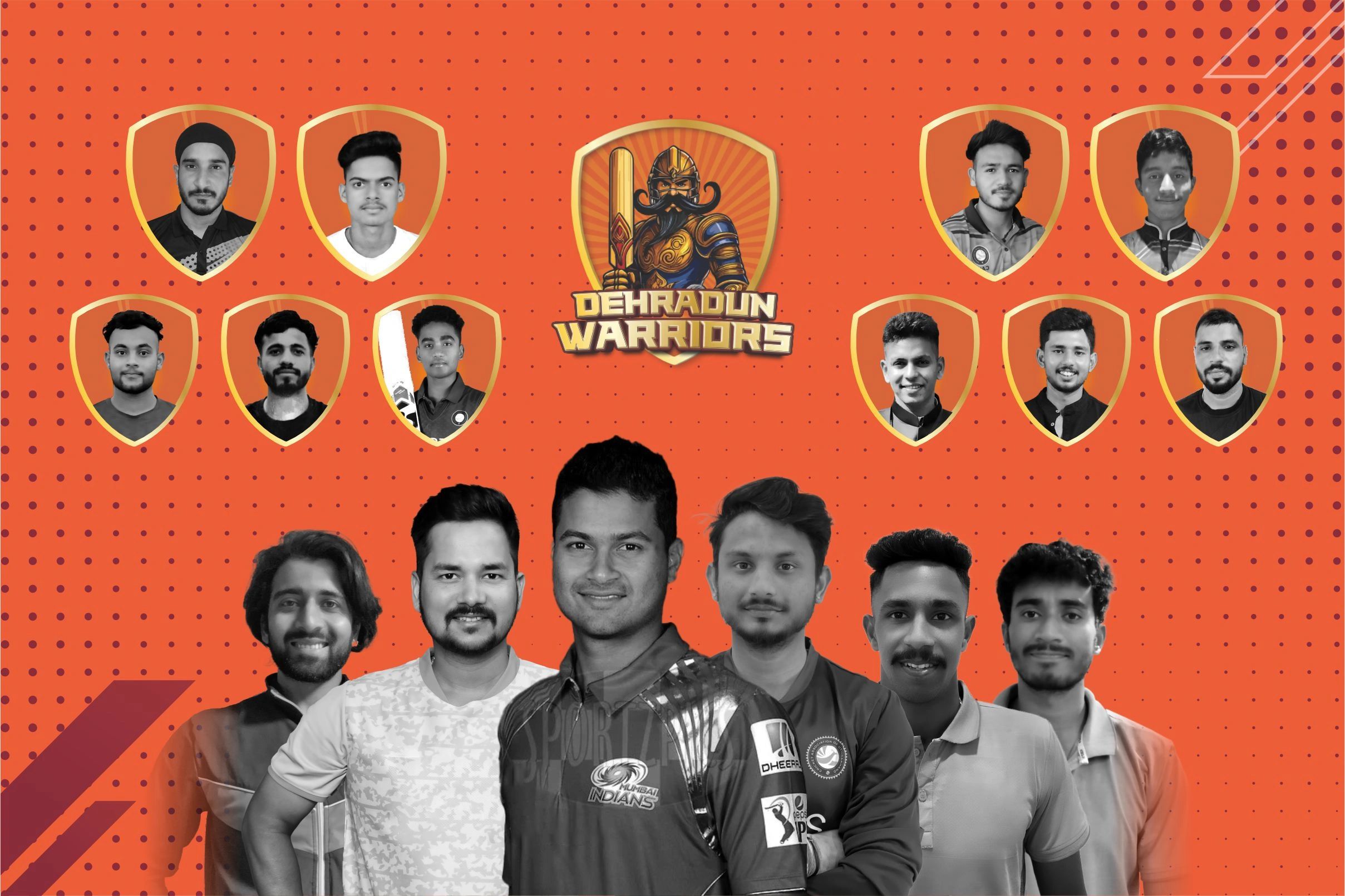 to Dehradun Warriors Uttrakhand Premier League